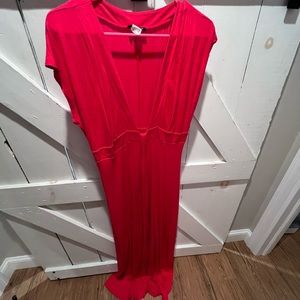 Venus low cut maxi dress